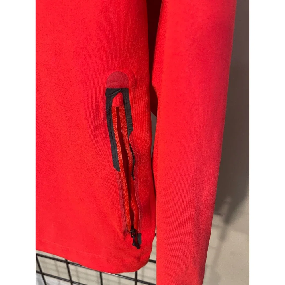 Reebok Spartan Race Mens Red Scuba Hood Training Pullover Hoodie Size M - Picture 3 of 7